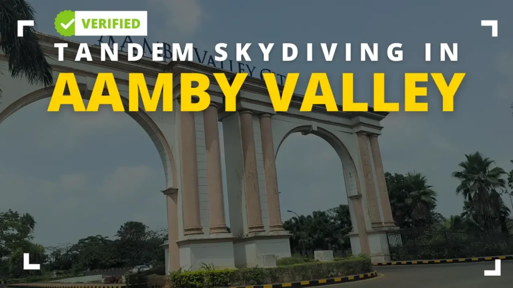 Skydiving in Lonavala at Aamby Valley, Maharashtra – Best Pick 2 Tandem Skydiving in Aamby Valley