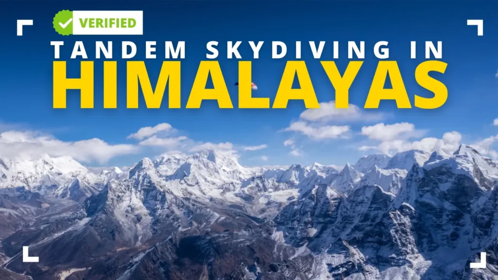 Tandem Skydiving in Himalayas India